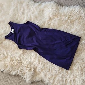 HM divided size S navy fitted cotton dress